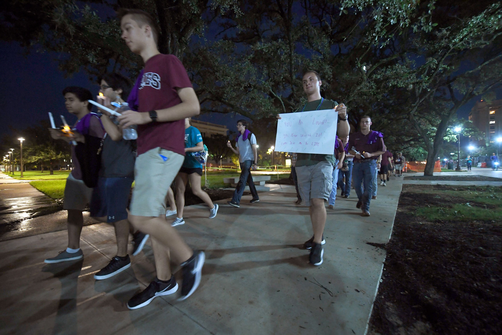 3rd annual Not Another Aggie Suicide Awareness Walk